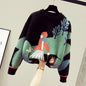 Retro Hong Kong Style Mock Neck Sweater Women