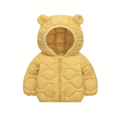 Thin Down Cotton-padded Jacket Baby Light Coat