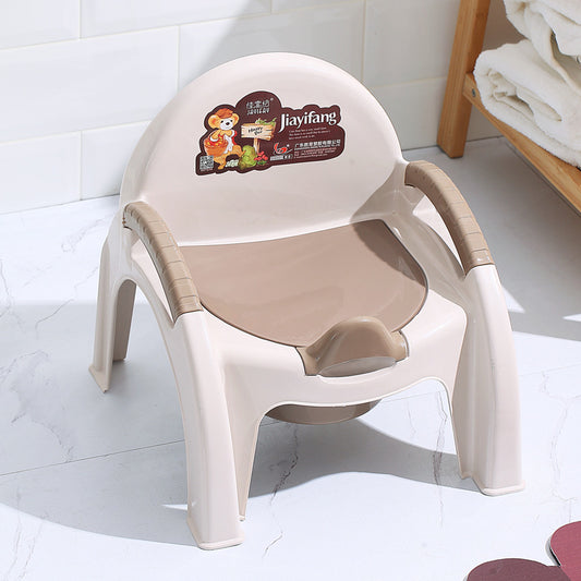 Simple And Detachable Plastic Backrest Toilet For Children