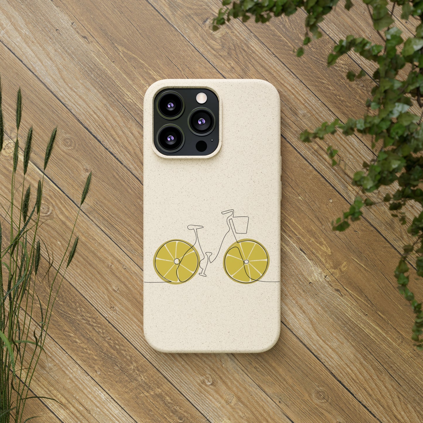 Biodegradable phone Cases Lemon cycle