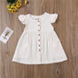 Girls short sleeve cotton dress