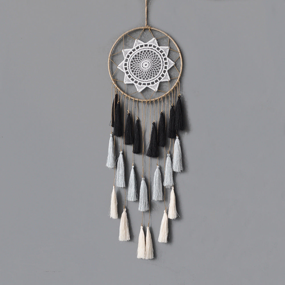 Bohemian tassel dream catcher