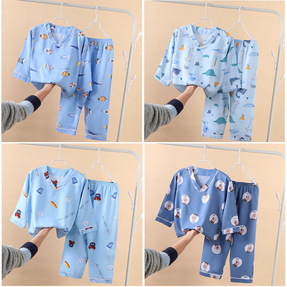 Children's Thin Print Homewear Set