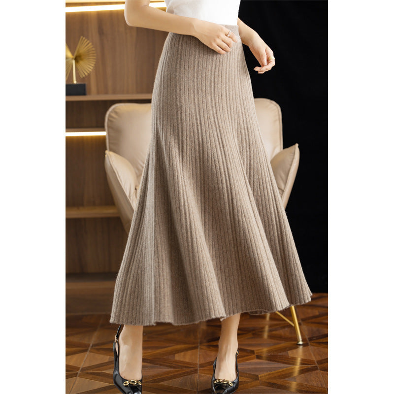 Fashionable Knitted Comfortable Skirt