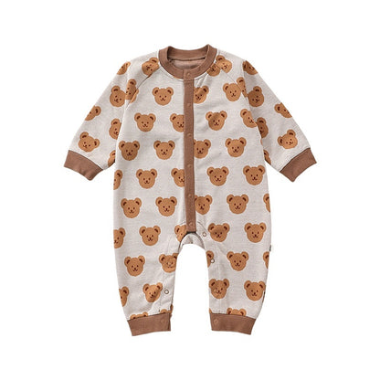 Baby Jumpsuit Knitted Bear