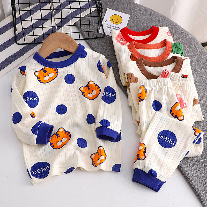 Children's Underwear Jacquard Cotton Suit