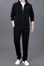 High-end Cotton Sweater Stand Collar Two-piece Suit