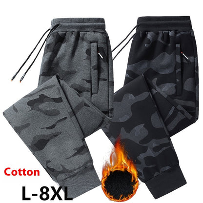 Men's Cotton Pants Plus-sized Ankle Banded Pants