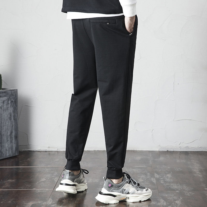 Men's Knitted Cropped Ieisure Track Pants