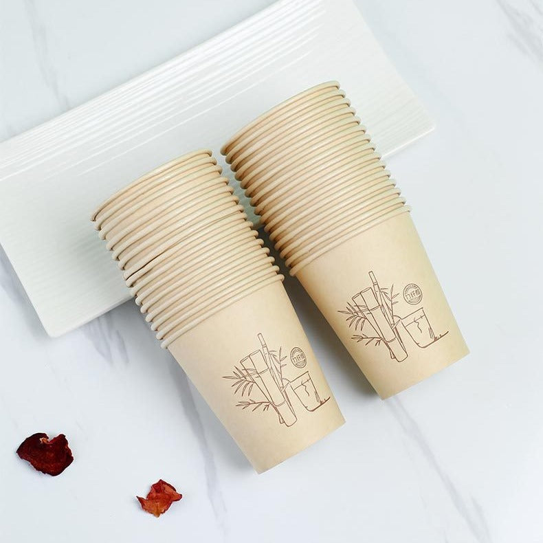 Bamboo Fiber Paper Cup Disposable Cup Household Drinking Cup