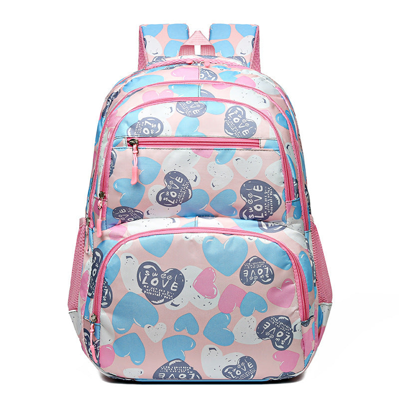 Schoolbag Children's Portable Burden Alleviation Large Capacity Backpack