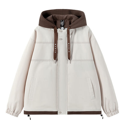 Mens Two-pieces Coats Hooded Jacket