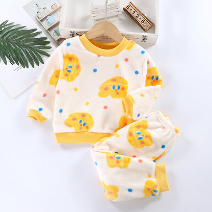 Childrens Cotton Padded Thickened Home Wear