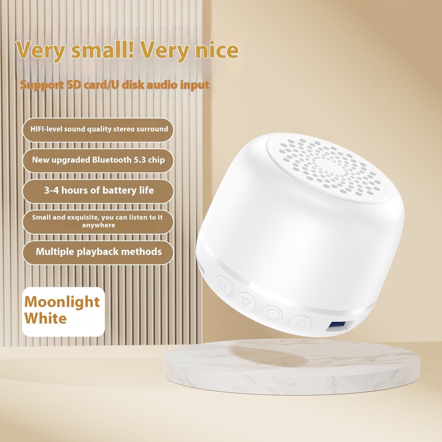 Macaron Mini Bluetooth USB Mini Speaker