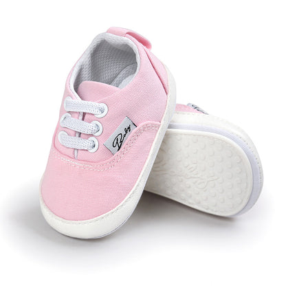 Childrens Elastic Band Canvas Shoes Non-slip Gommino