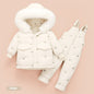 Children's Down Jacket Suit Girls