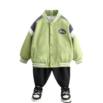 Fashion Boy Baseball Uniform Jacket