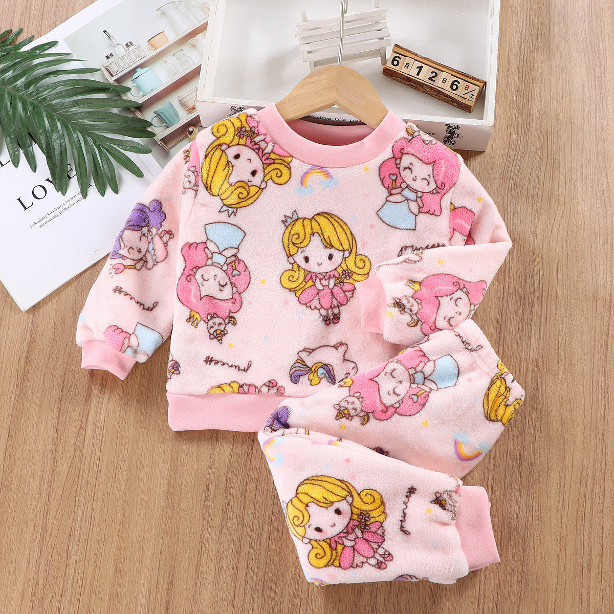 Childrens Cotton Padded Thickened Home Wear