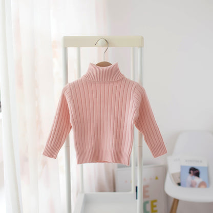 Childrens Turtleneck Bottoming Shirt