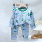 Children's Pajama Set Cotton For Baby Underwear Boys' Home Wear Girls' Long Johns Top & Bottom