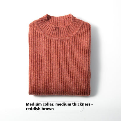 Children's Half Turtleneck wool Pullover sweaters