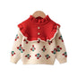 Fleece-lined Pullover Baby Girl Child Autumn And Winter