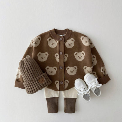 Children's Bear Sweater Coat