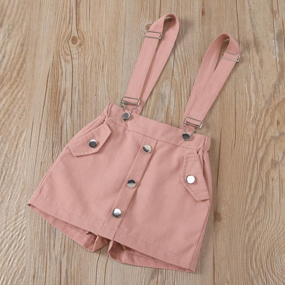 Kids Detachable Strap Shorts