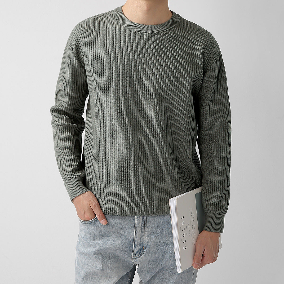 Mens Retro knitted sweater