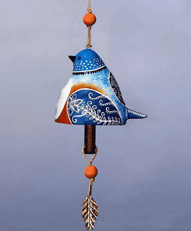 Bird Wind Chime Resin Spring Garden Ornament