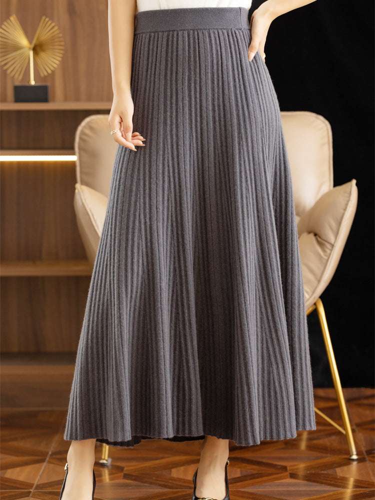 Fashionable Knitted Comfortable Skirt