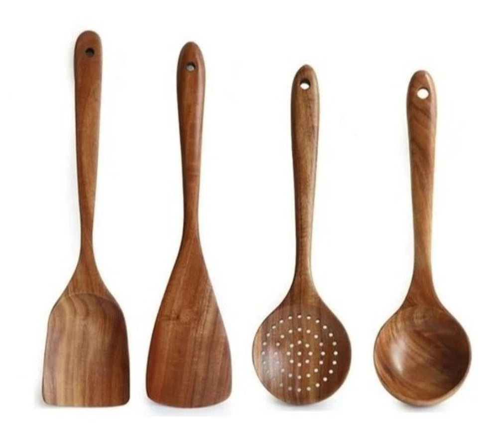 Kitchenware Set Household Non-stick Cookware Wooden Spoon