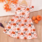 Girls' Dress Holiday Printing Dress