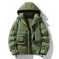 False Two Pieces Hooded Cold Protective Clothing