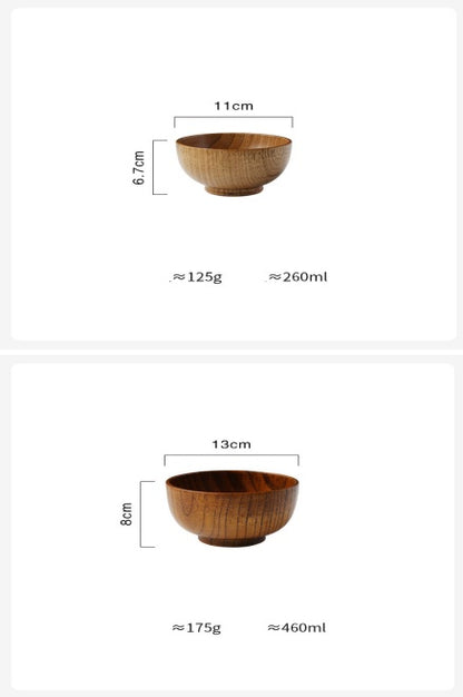 Wooden Bowl Japanese Style