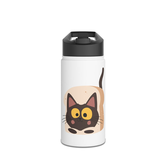 Stainless Steel Water Bottle Lid-cat