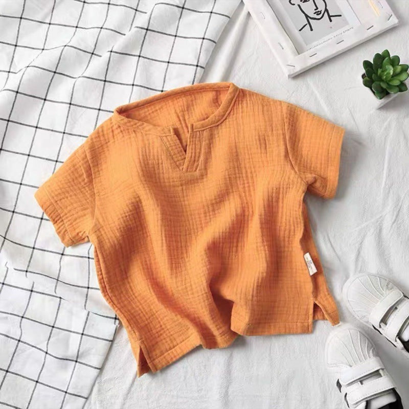 Babies' Short-sleeved Blouse