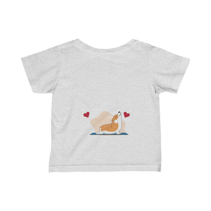 Doggy yoga Infant Fine Jersey Tee