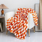 Checkered Flannel Blanket Printed Coral Fleece Thickening Bed Sheet Nap