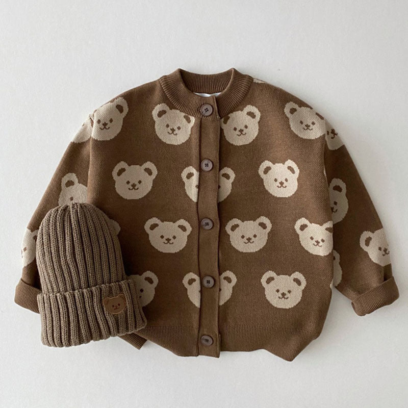 Children's Bear Sweater Coat