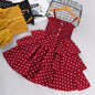 Girls Western Style Polka Dot Dress