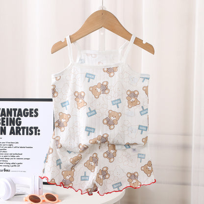 Children Straps Pajamas