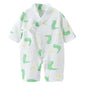 Summer Baby Jumpsuit Long-sleeved Gauze Pajamas