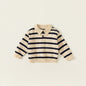 Kids' Sweater Polo Stripe Top Pullover Shirt