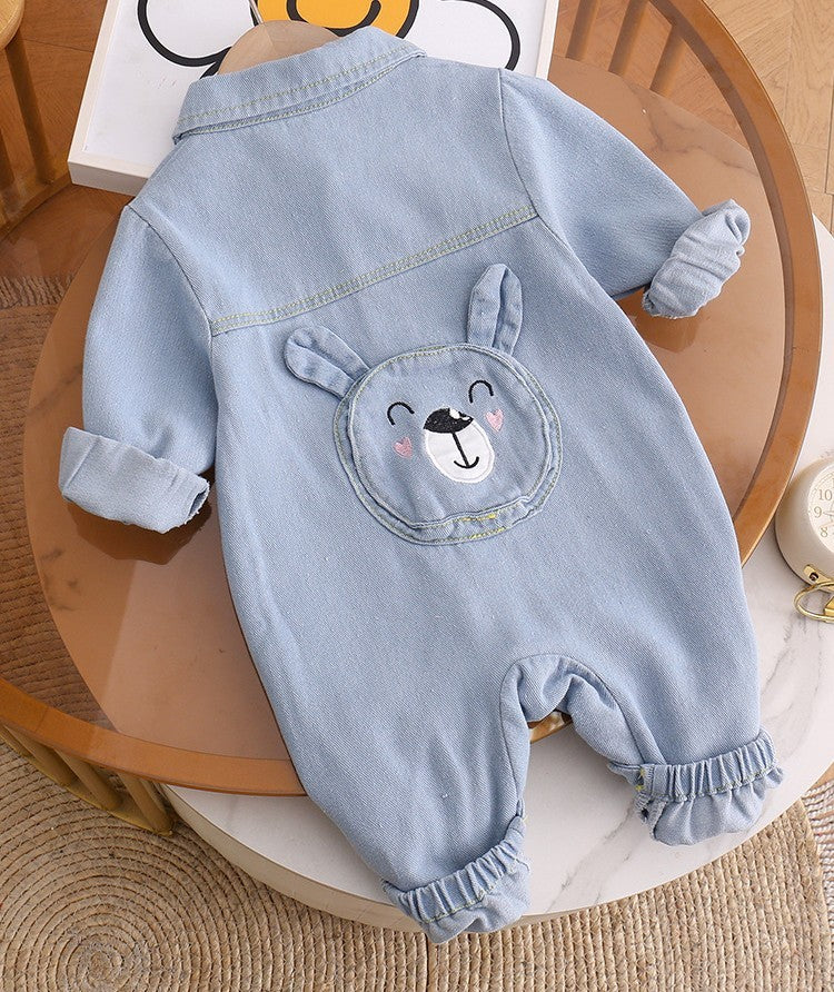 Kids Denim Jumpsuit