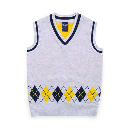 Children's vest knitting