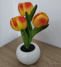 LED Tulip Night Light Simulation Flower Table Lamp