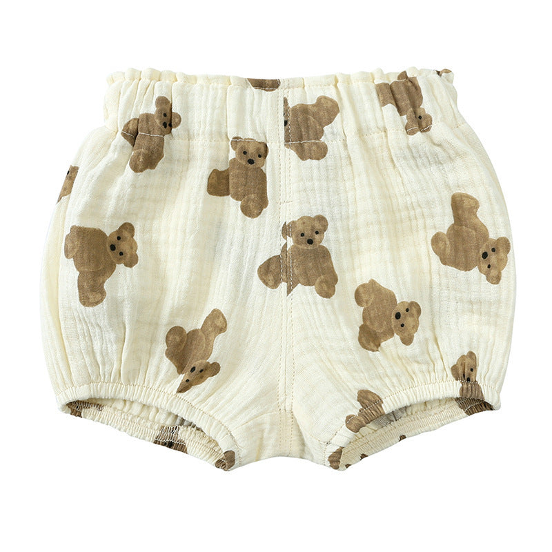 Children's Summer Cute Printed Loose Shorts