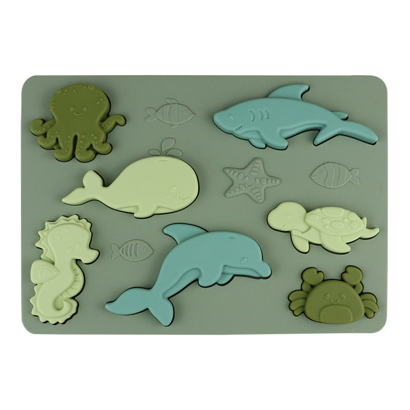 Marine Animal Silicone Educational Toys