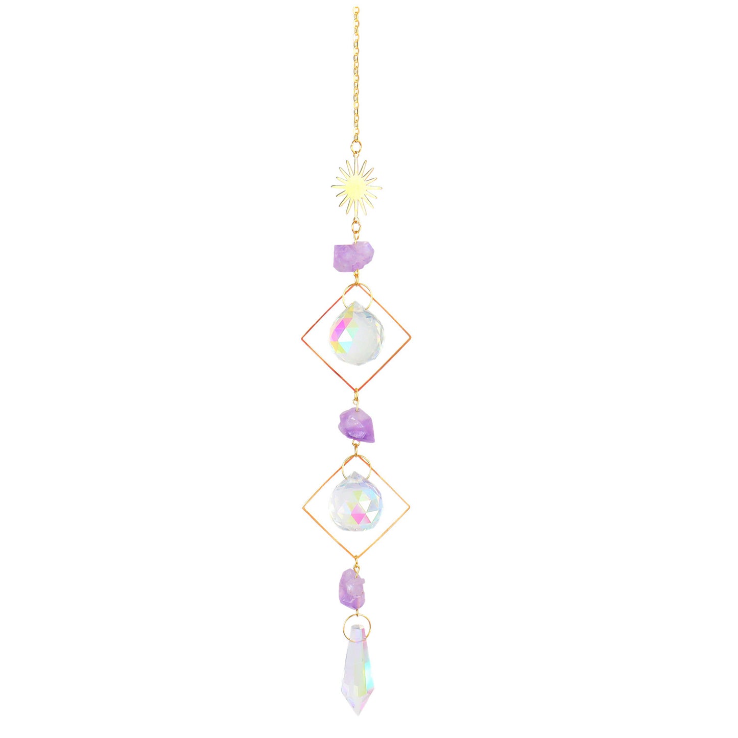 Minted Garden WindChime Crystal Wind Chime Garden